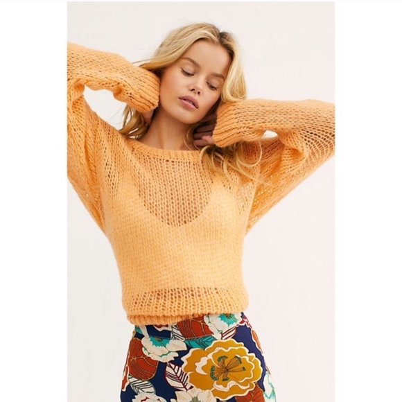 Free People Womens Small Lightweight Sweater Holey - Picture 10 of 11